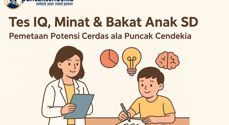 test iq sd, test minat bakat